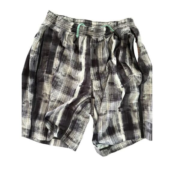 Lululemon Pace Breaker Shorts Mens M Grayscale 7” Performance Compression Lined - Picture 1 of 7
